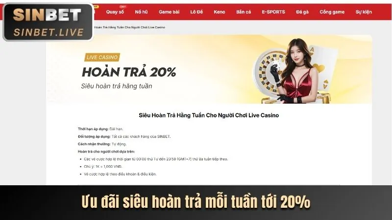 Thưởng nạp tiền hàng ngày tại 66 Club